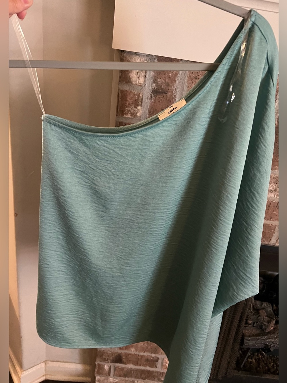 NWOT Entro one shoulder top size M